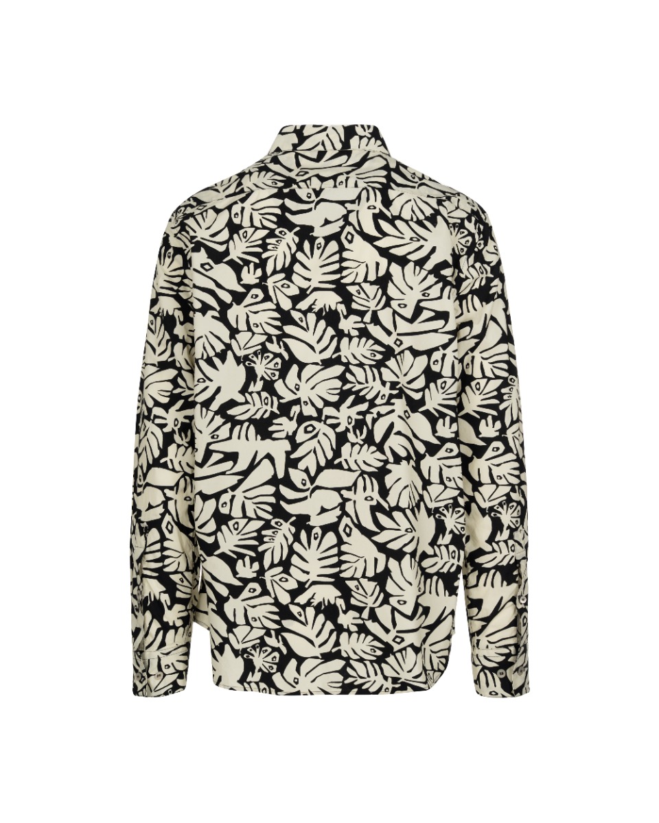 Marni "Eye Leaves" printed button-up shirt thumbnail