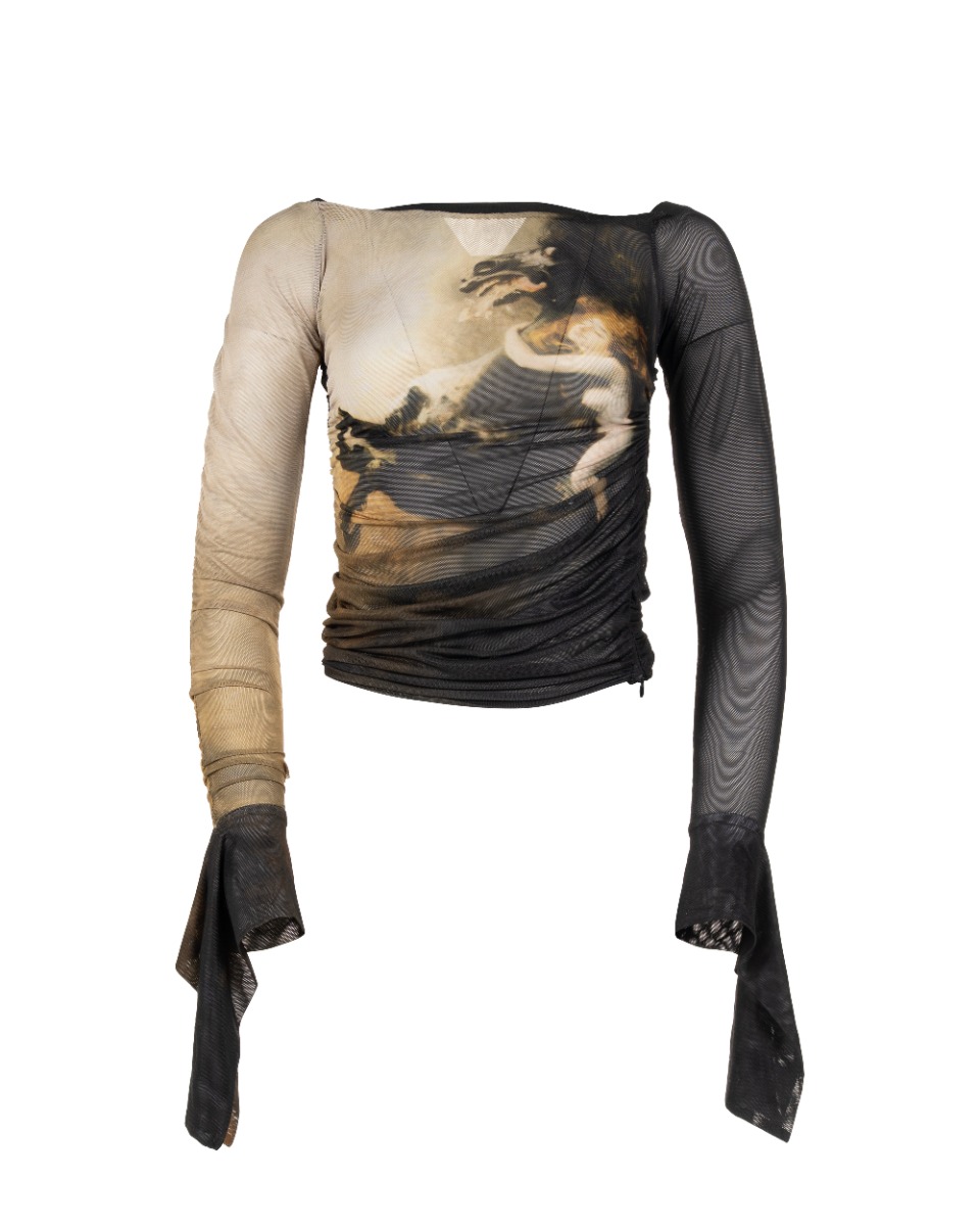 MISBHV 1-OF-1 "Szał uniesień" by Władysław Podkowiński mesh top thumbnail