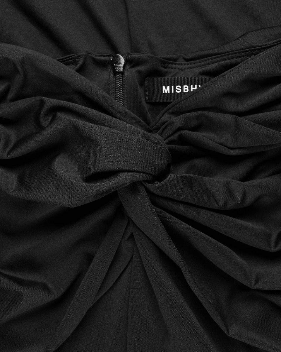 MISBHV 1-OF-1 Halter viscose evening dress thumbnail