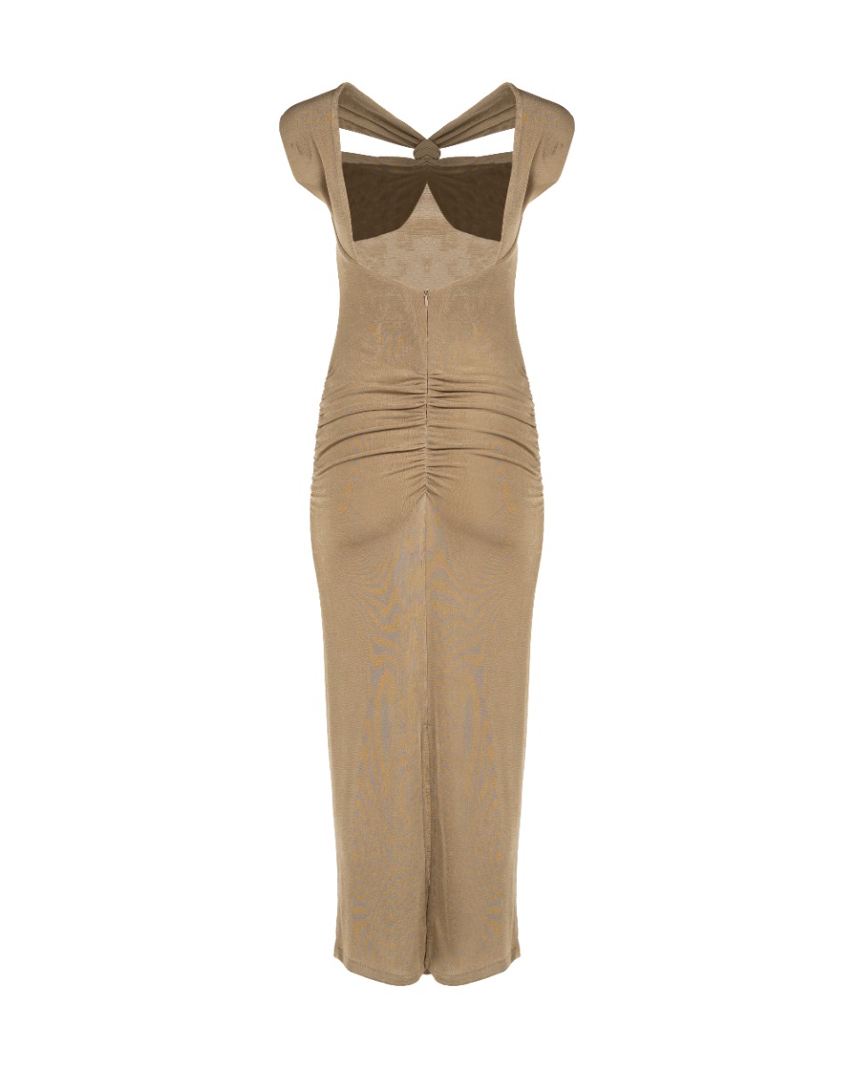 MISBHV asymmetrical drape halter dress thumbnail