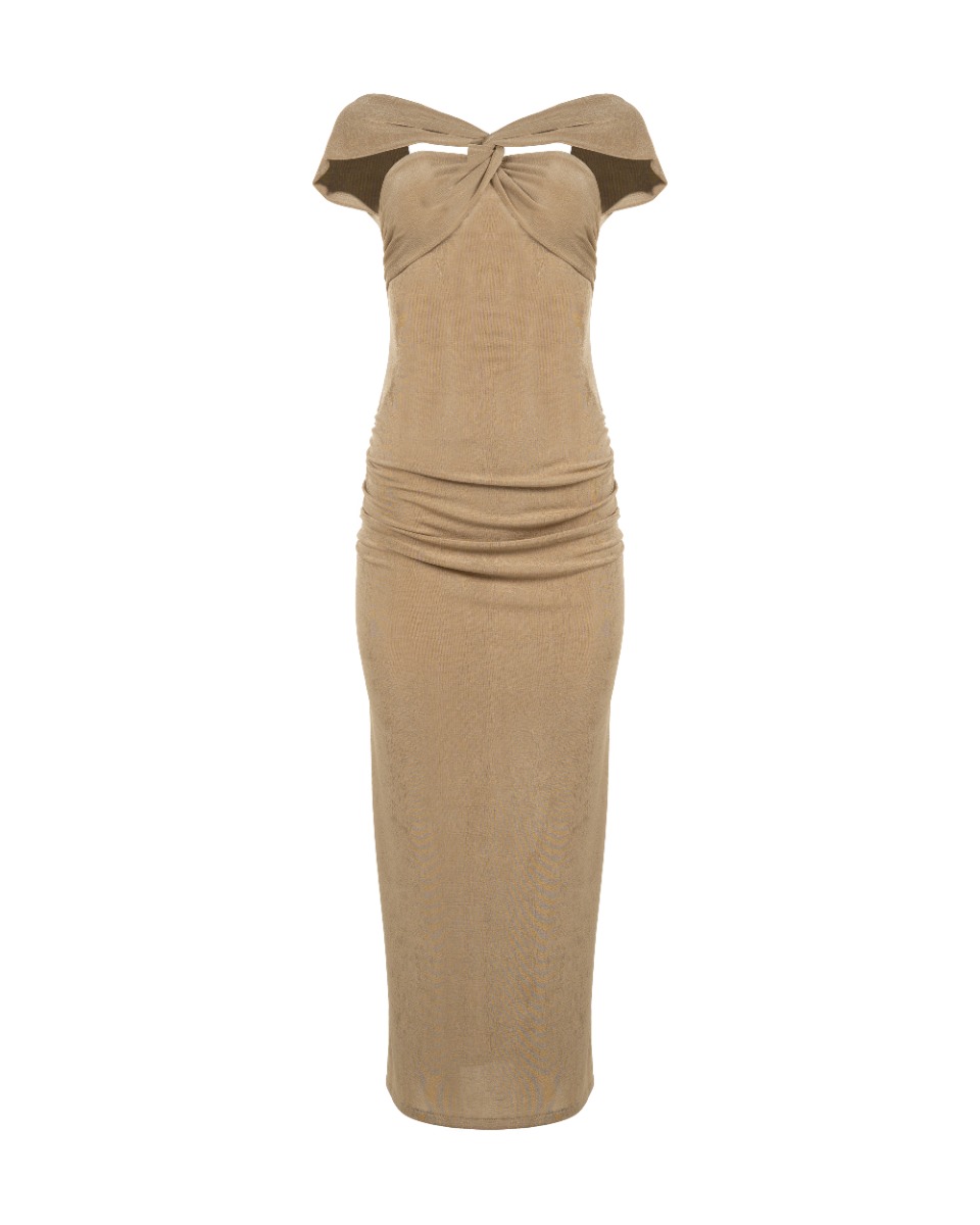 MISBHV asymmetrical drape halter dress thumbnail