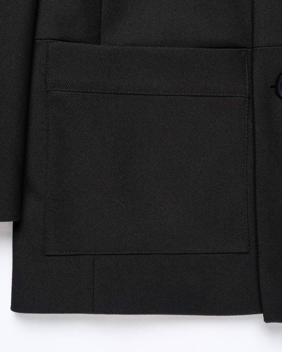 MISBHV Davide single-breasted black blazer jacket thumbnail