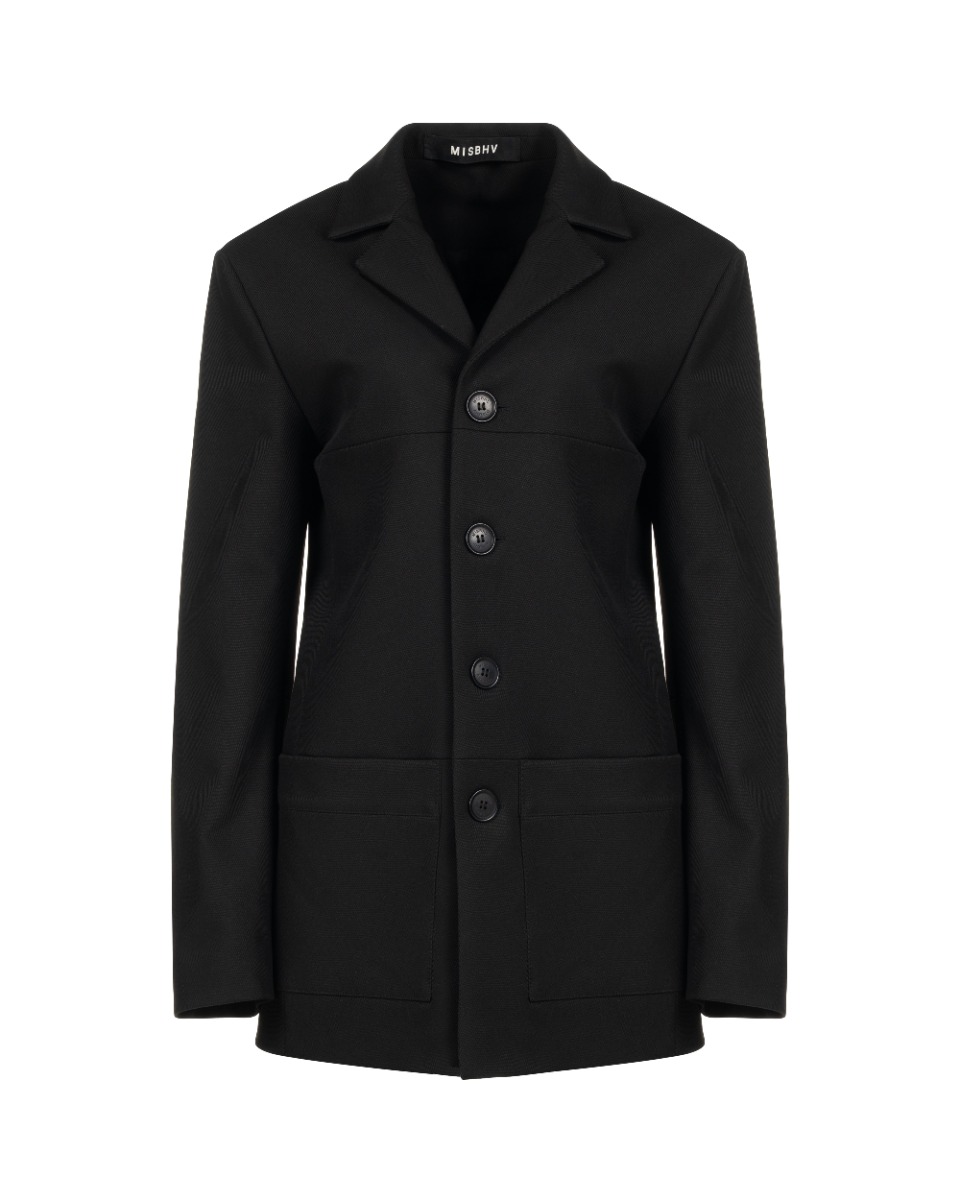 MISBHV Davide single-breasted black blazer jacket thumbnail