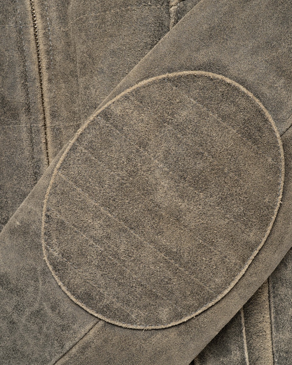 MISBHV faux-suede cracked biker jacket thumbnail