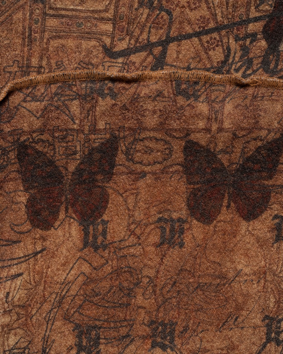 MISBHV pierced brown mesh top thumbnail