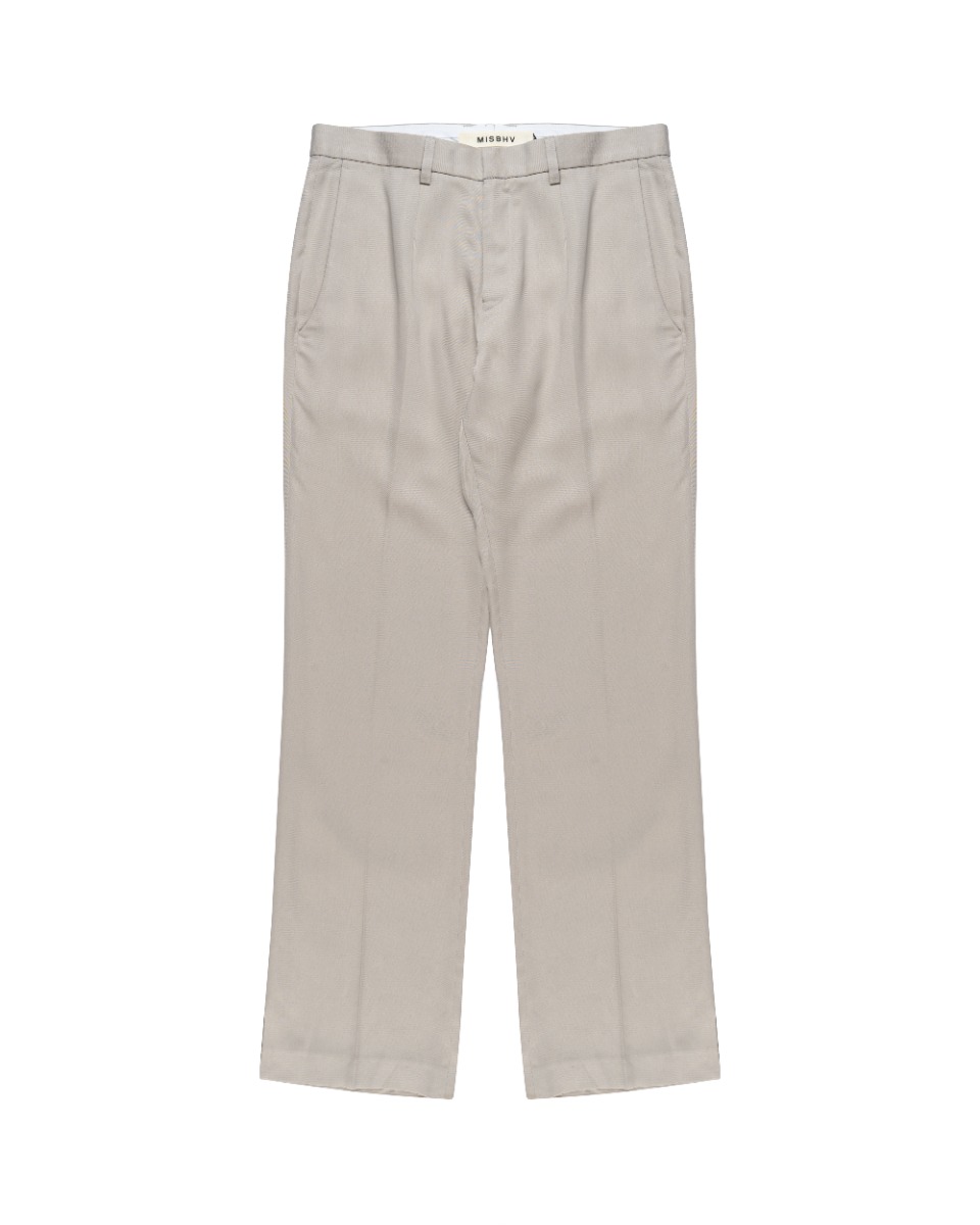 MISBHV Taupe beige oversized casual pants thumbnail