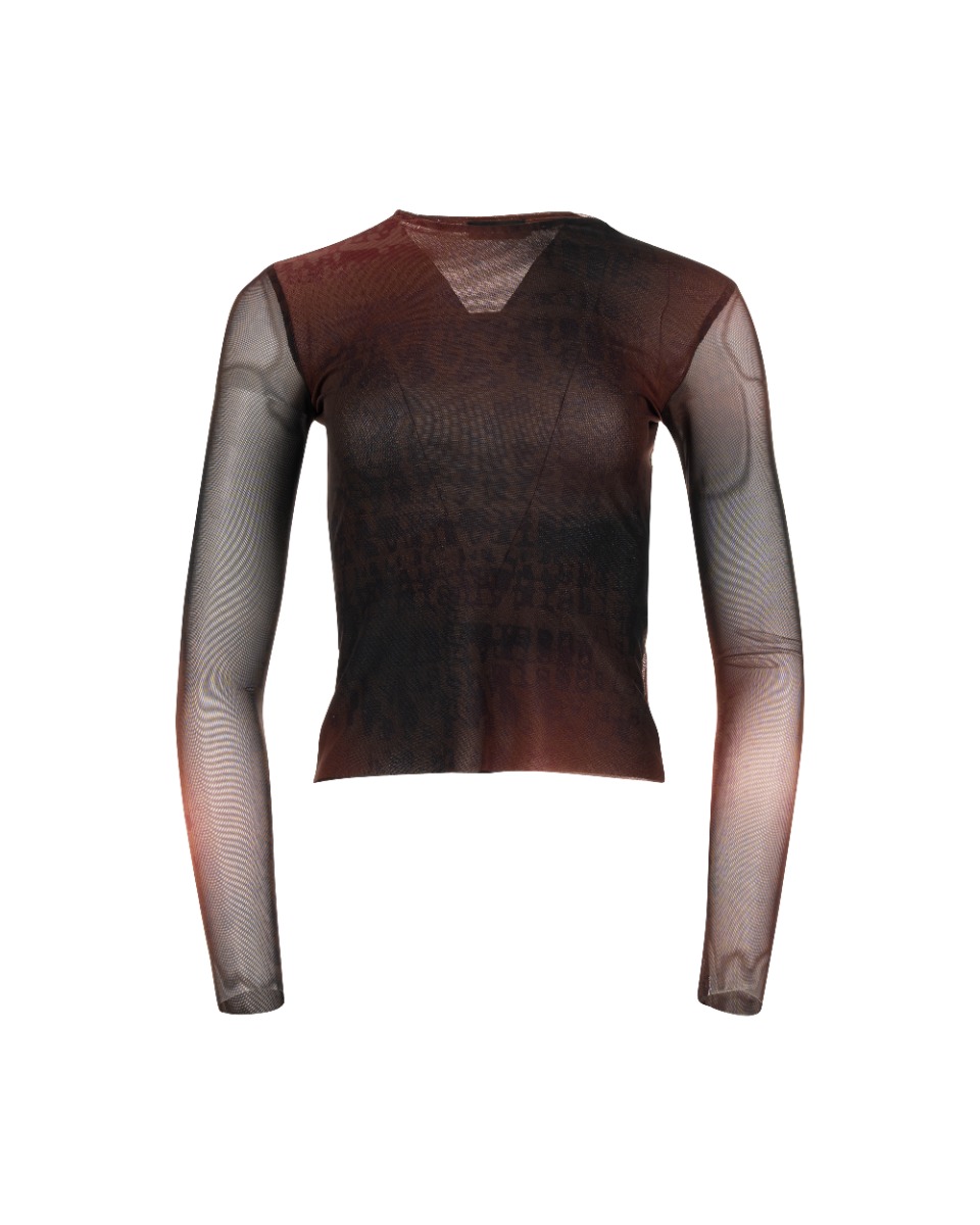 MISBHV Typewriter long sleeve mesh t-shirt thumbnail