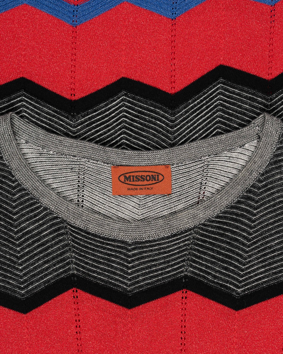 Missoni zigzag viscose full dress thumbnail