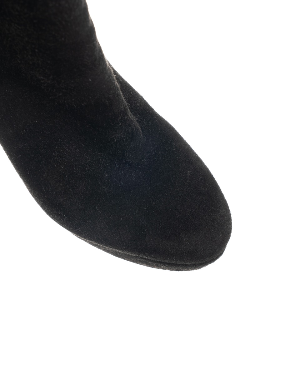 Miu Miu suede black ankle boots thumbnail