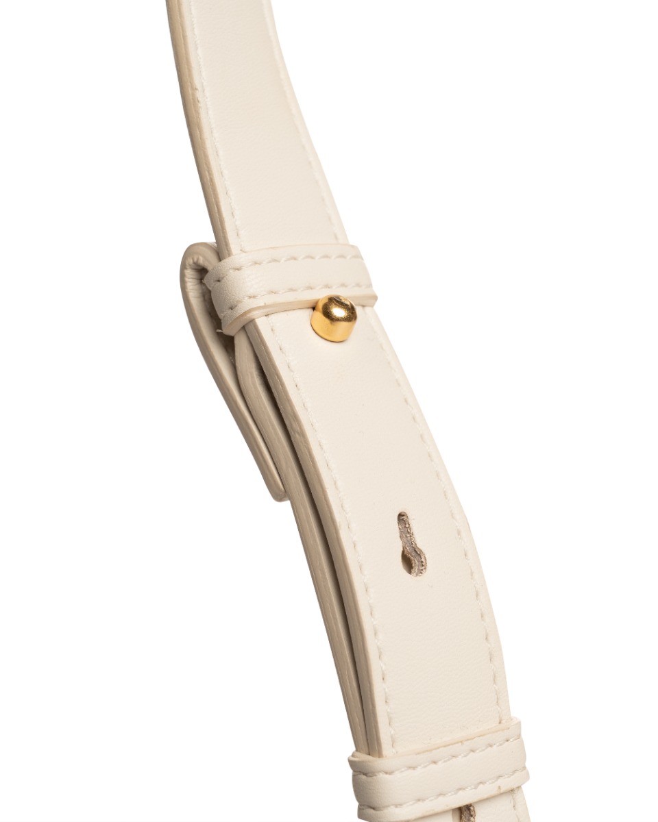 Nanushka The Square press-stud cream white shoulder bag thumbnail