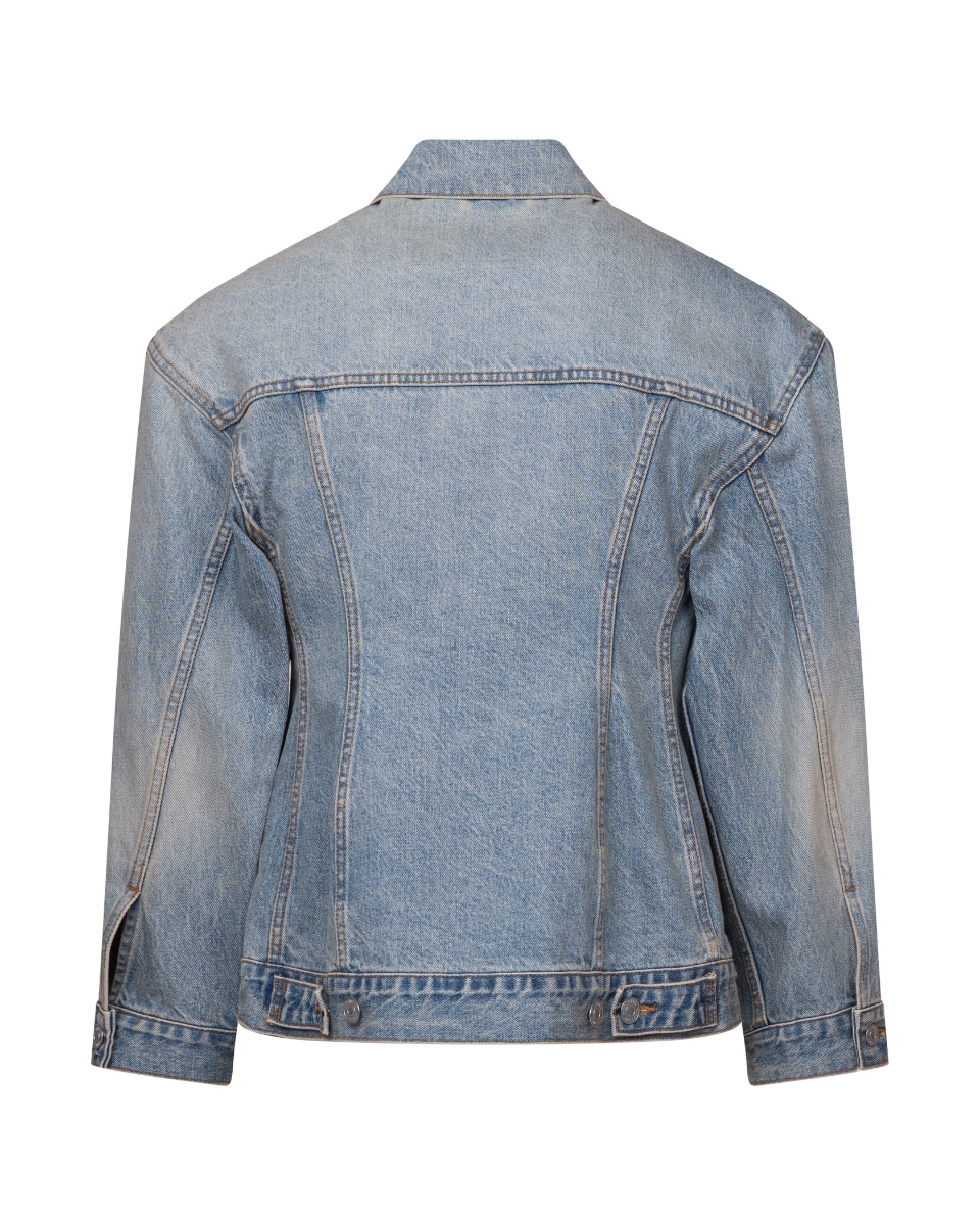 Balenciaga Garde-Robe Hourglass washed jeans jacket thumbnail