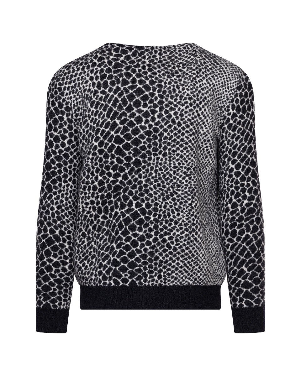 Saint Laurent Leopard pattern cardigan sweater thumbnail