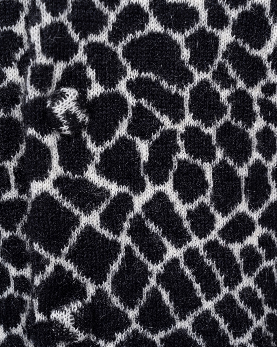 Saint Laurent Leopard pattern cardigan sweater thumbnail
