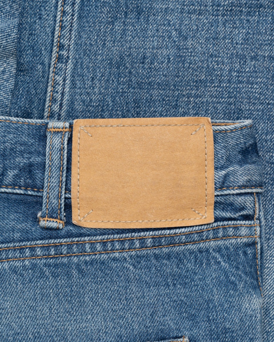 Celine Indigo thrashed blowout denim pants thumbnail