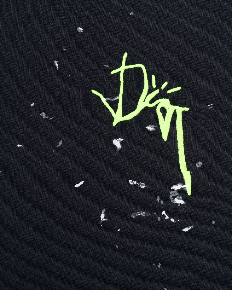 Dior x Cactus Jack logo embroidered navy t-shirt thumbnail