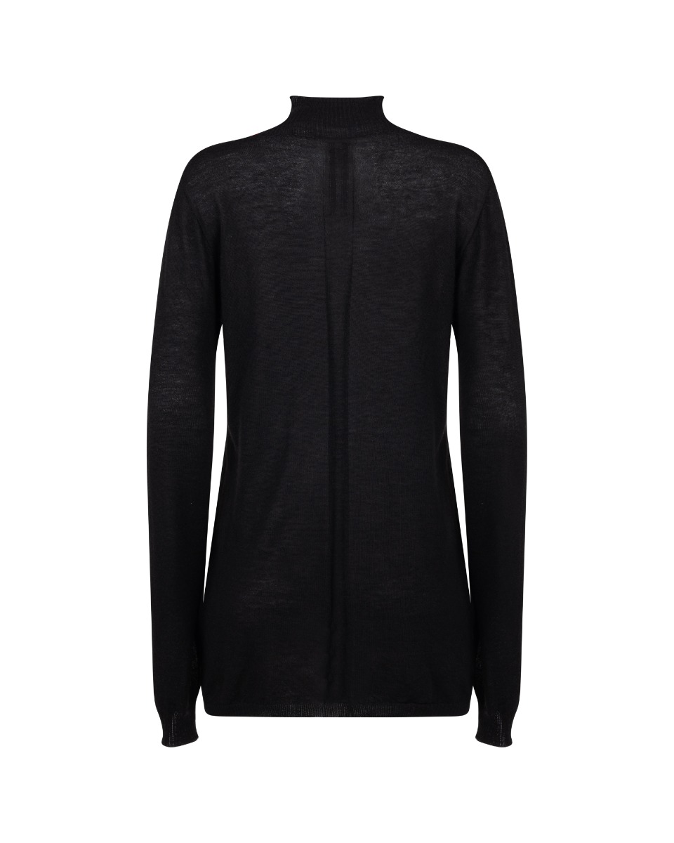 Rick Owens "MOODY" black cashmere sweater  thumbnail