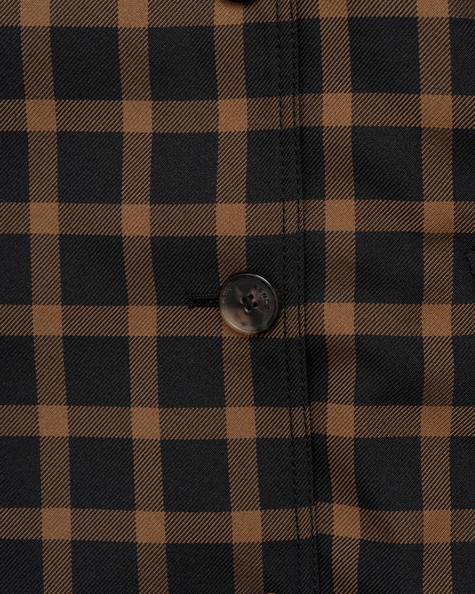 Kenzo Gingham checked belted coat thumbnail