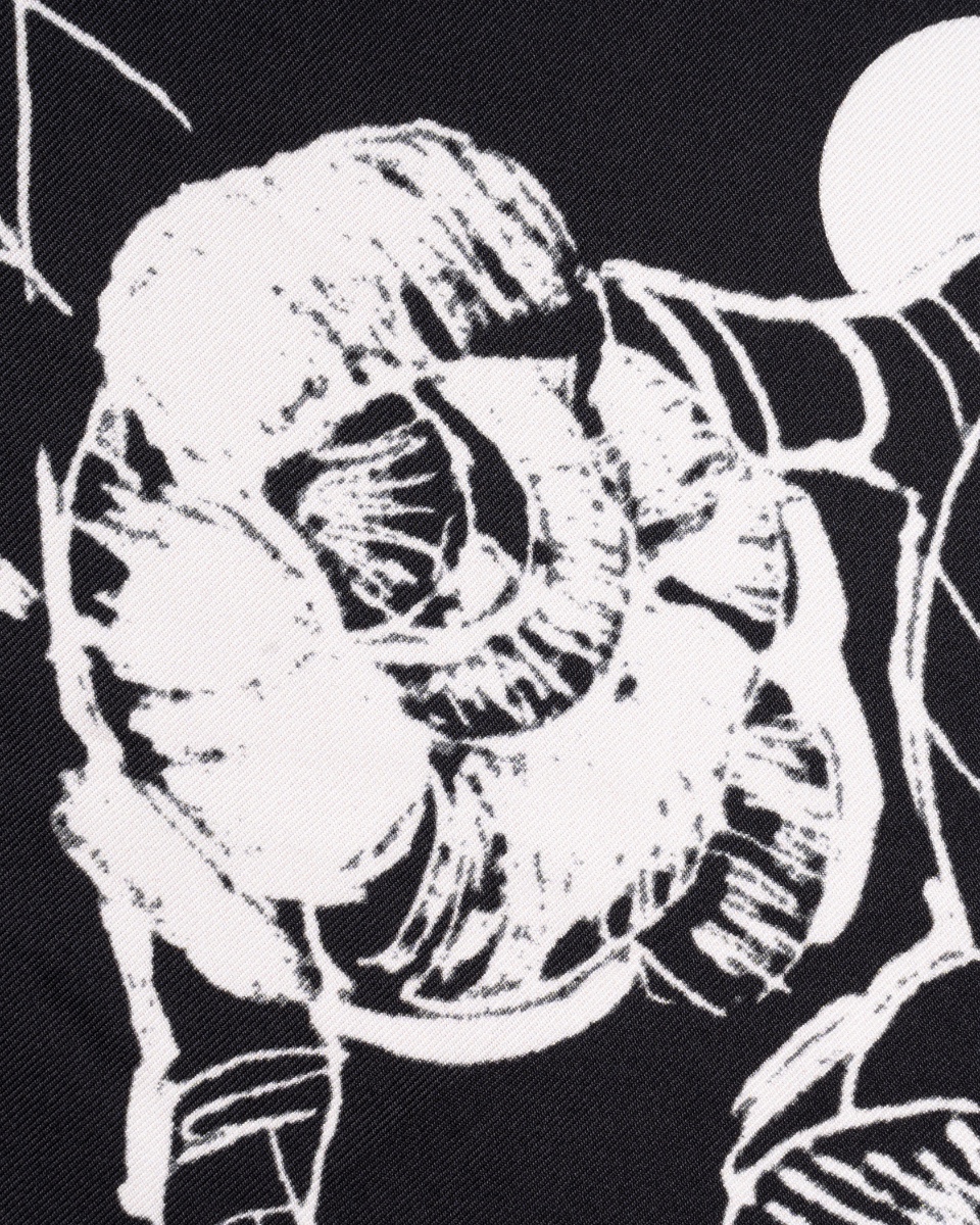 Chanel polka dot camellia silk scarf thumbnail