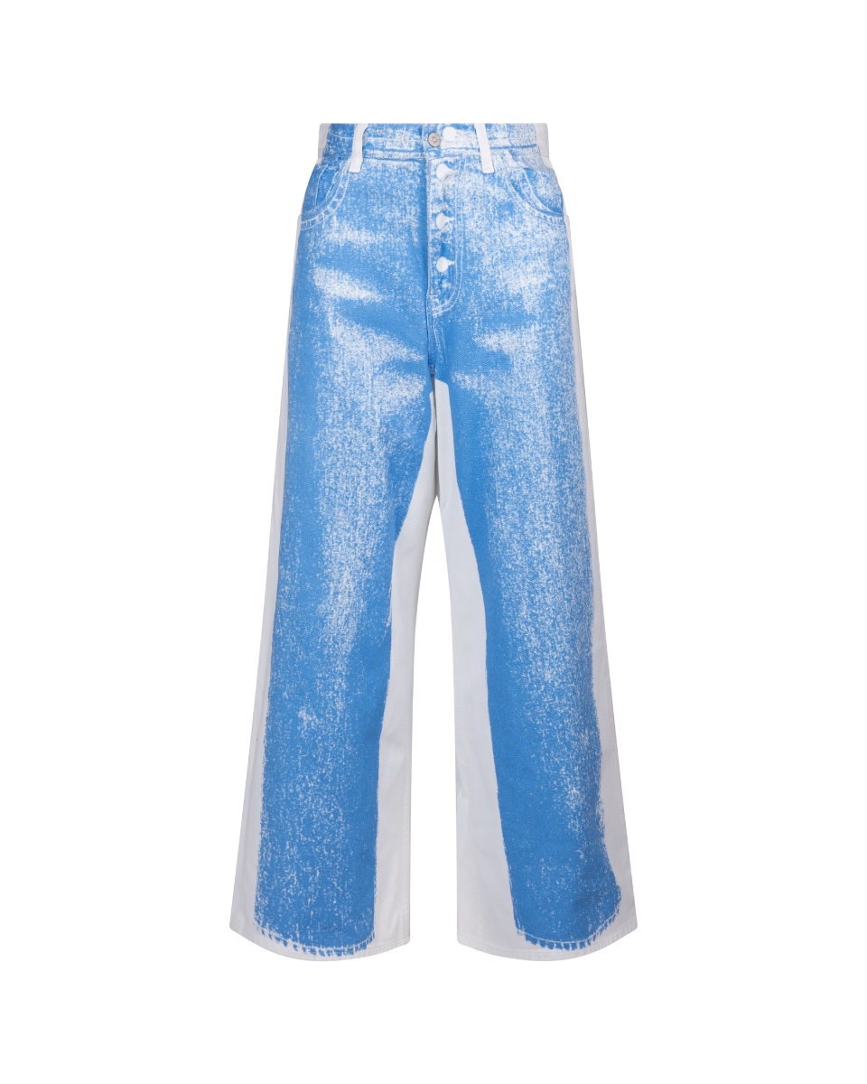 Maison Margiela MM6 Trompe-l'il blue jeans thumbnail