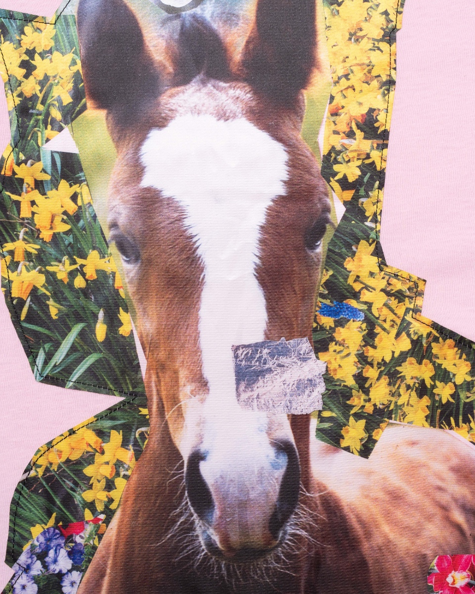 Acne Studios x Martin Laborde Pink Horse t-shirt thumbnail