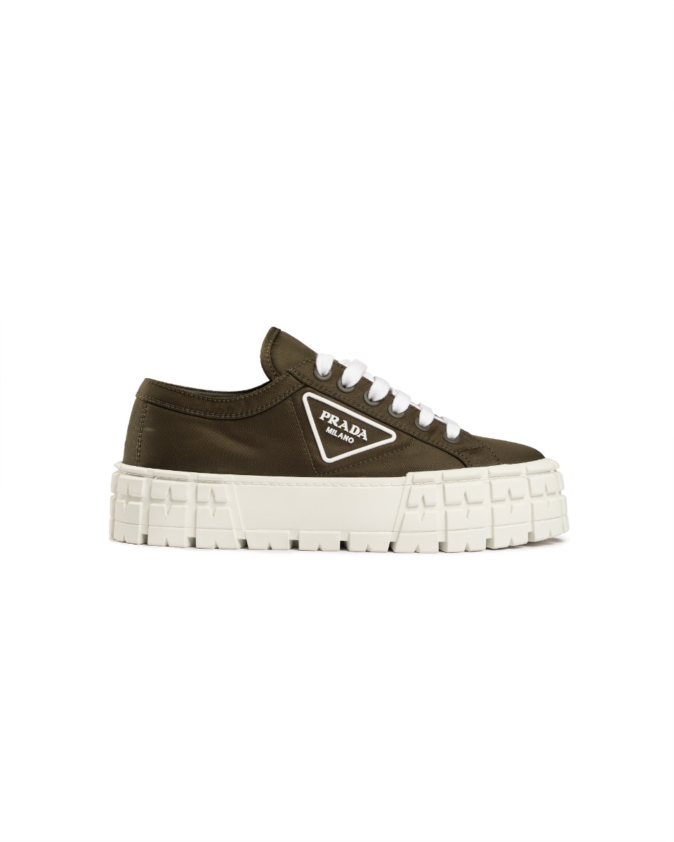 Prada Double Wheel platform nylon sneakers thumbnail
