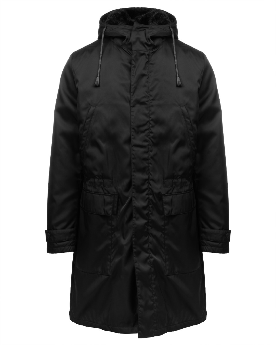 Prada exhibition fuzzy lining parka jacket thumbnail