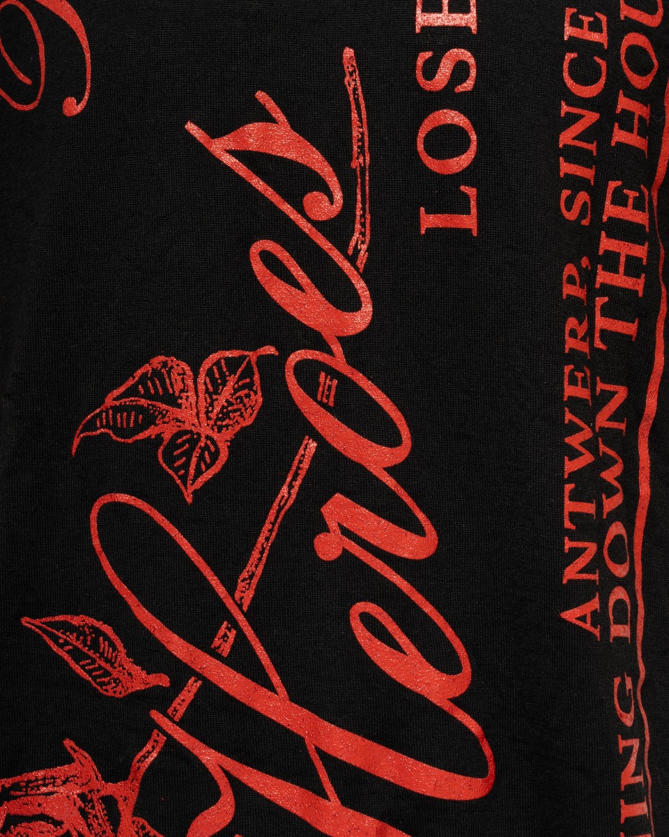 Raf Simons x Templa "Heroes and losers" oversized knitted t-shirt thumbnail