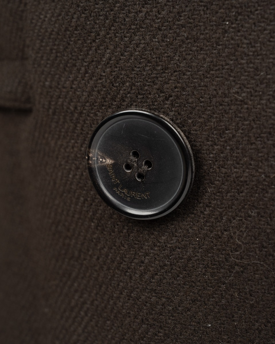 Saint Laurent Caban double-breasted laine coat thumbnail