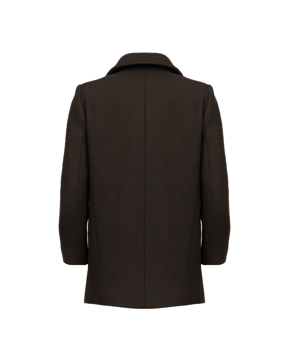 Saint Laurent Caban double-breasted laine coat thumbnail