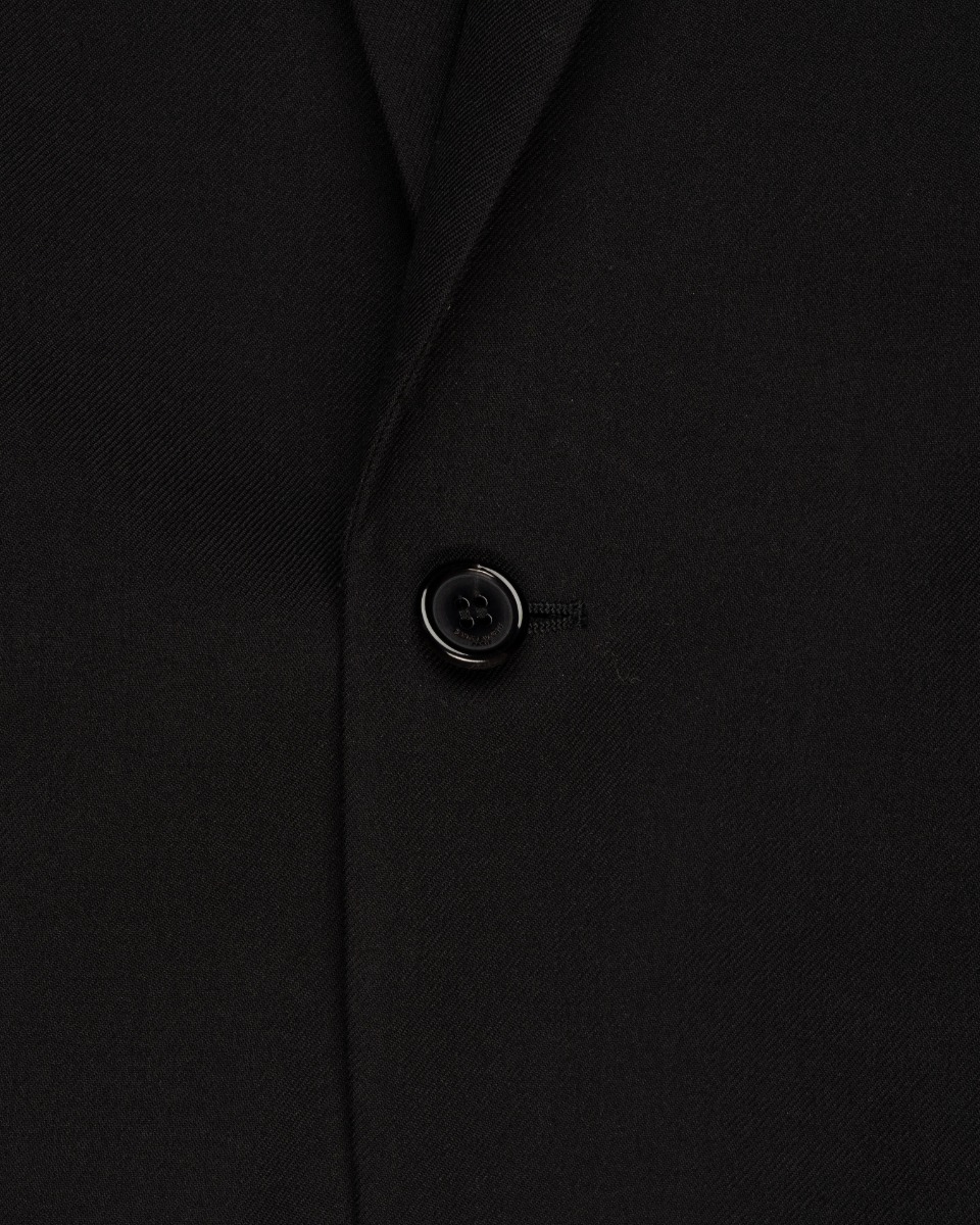 Saint Laurent Pagoda-shoulder gabardine blazer jacket thumbnail