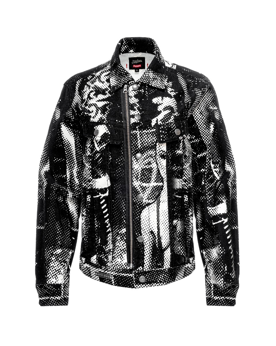 Supreme x Jean Paul Gaultier "Fuck Racism" trucker jacket thumbnail
