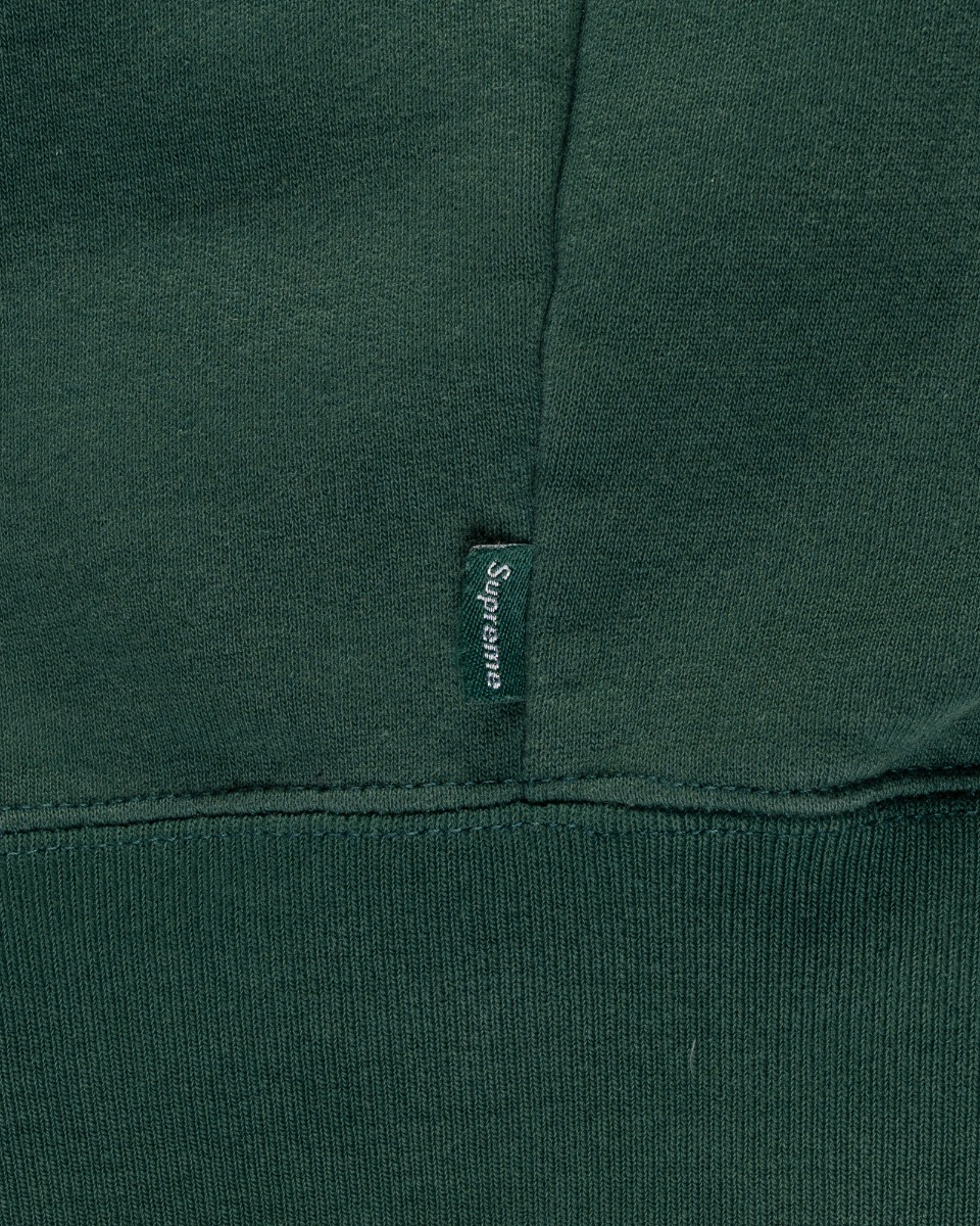 Supreme x MM6 Maison Margiela Dark Green zip-up hooded sweatshirt thumbnail