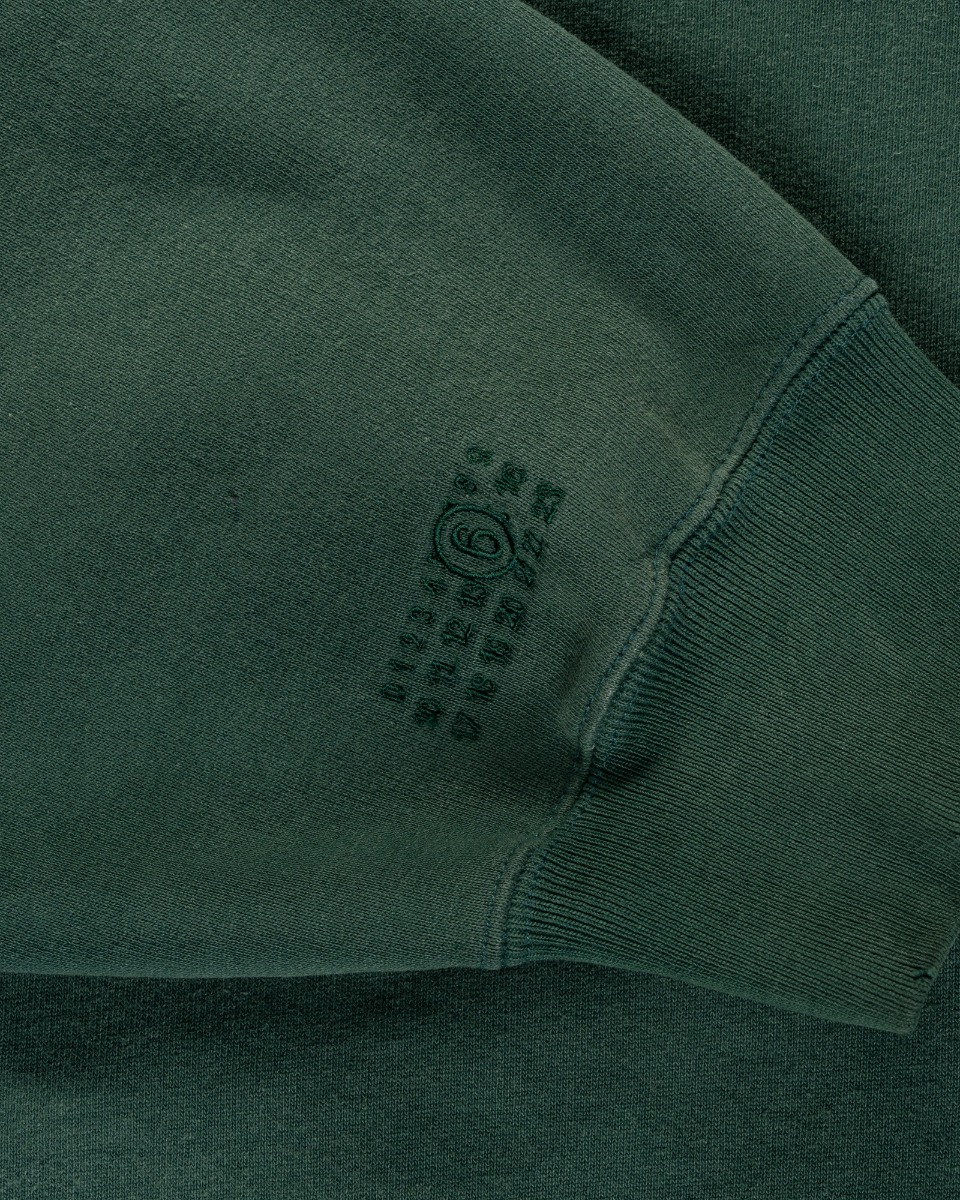 Supreme x MM6 Maison Margiela Dark Green zip-up hooded sweatshirt thumbnail