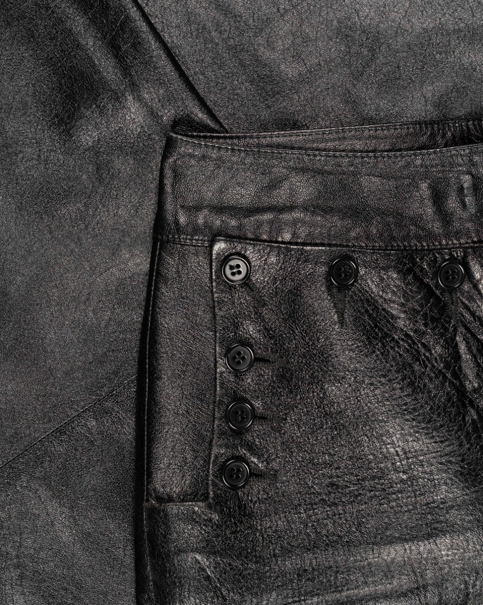 Helmut Lang Sailor leather pants thumbnail