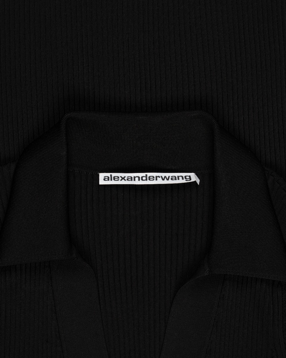 Alexander Wang Split Cuffs ribbed knitt cardigan sweater thumbnail