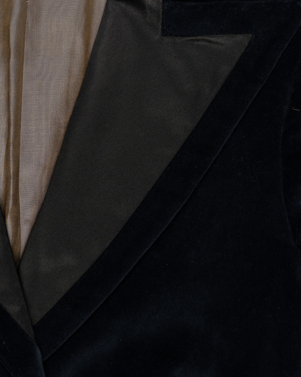 Roberto Cavalli Class jewel-embroidery velvet blazer jacket thumbnail