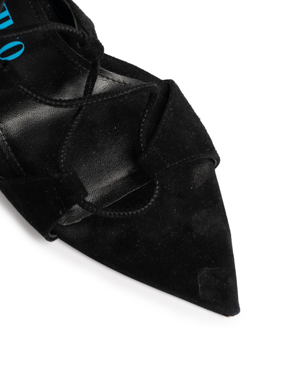 The Attico Renee lace-up ankle strap sandals thumbnail