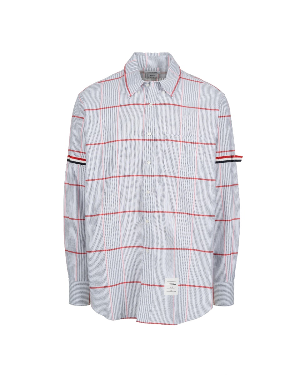 Thom Browne Oxford check Armband button-up shirt thumbnail