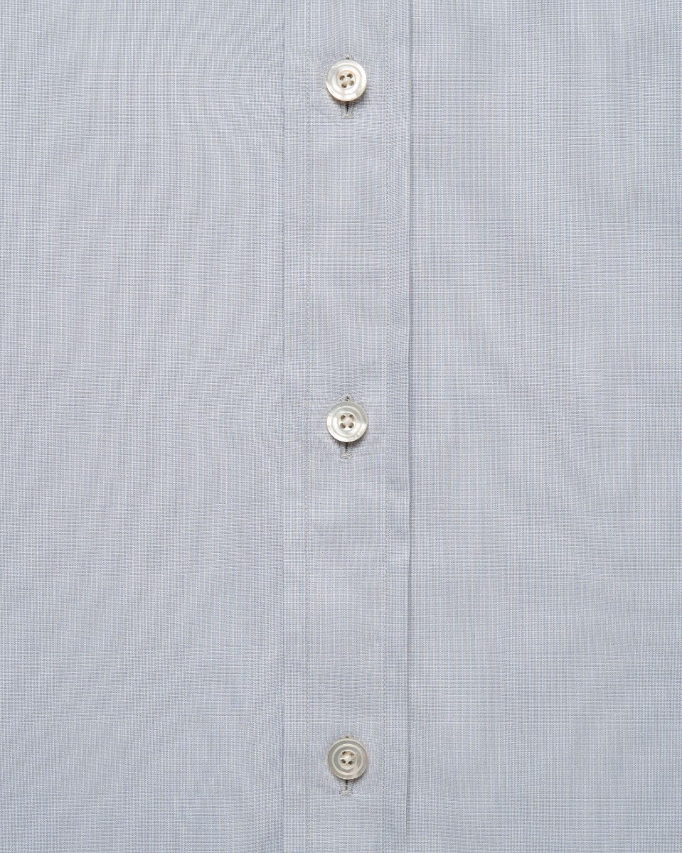Tom Ford "Prince of Wales" Cutaway-collar poplin button-up shirt thumbnail