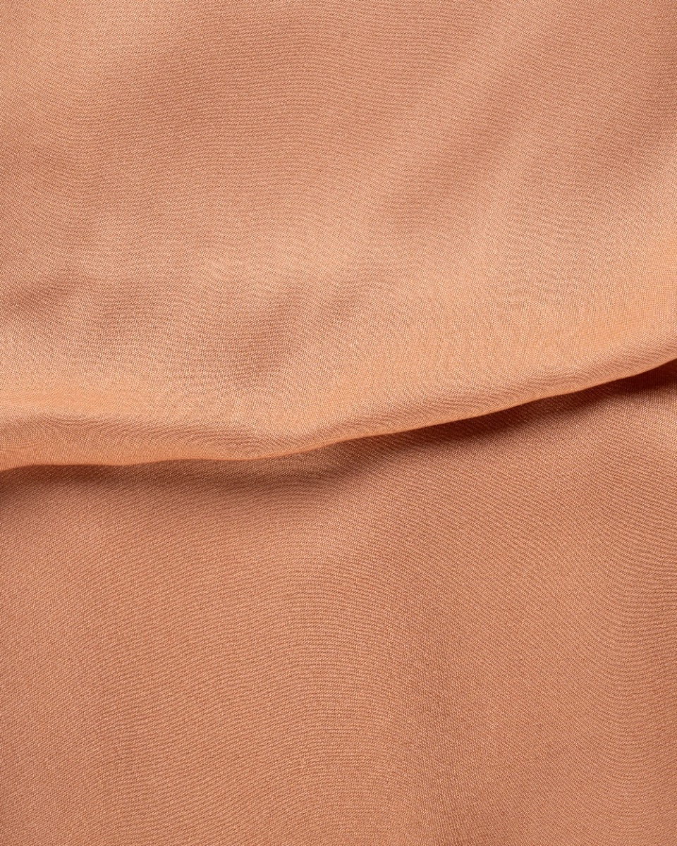 Tom Ford cut-out draped silk sand midi dress thumbnail