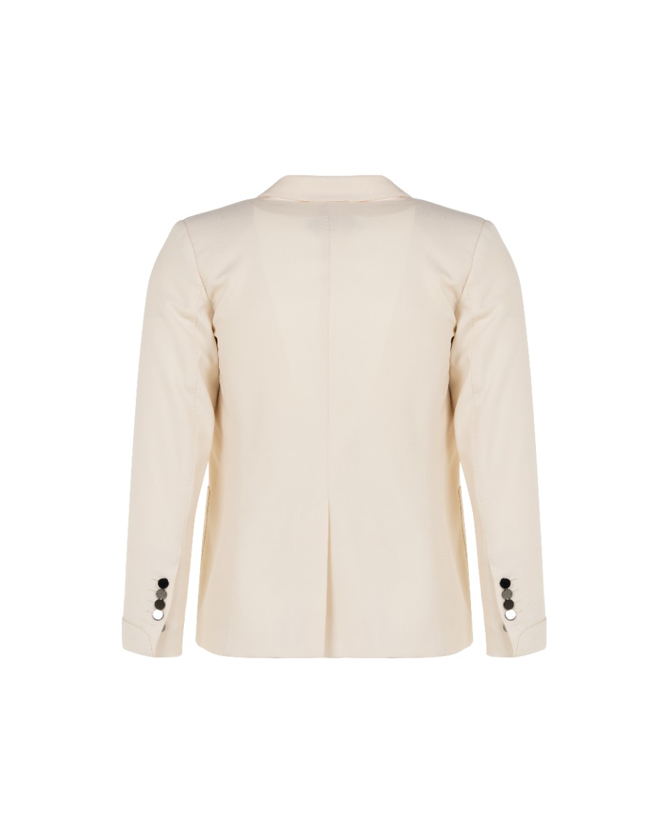 Tom Ford single-breasted Chalk white blazer jacket & formal laine pants thumbnail