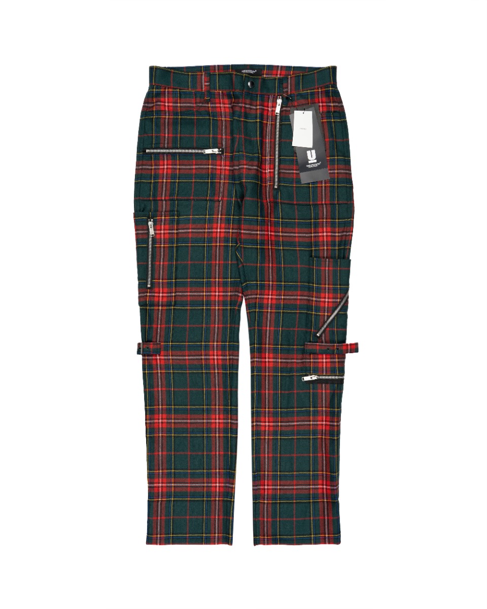 Undercover Chaos x Balance multicolor tartan checked pants thumbnail