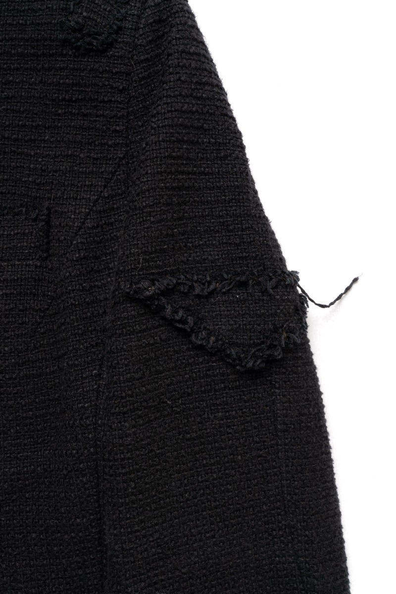 Veronique Branquinho distressed military black blazer jacket thumbnail