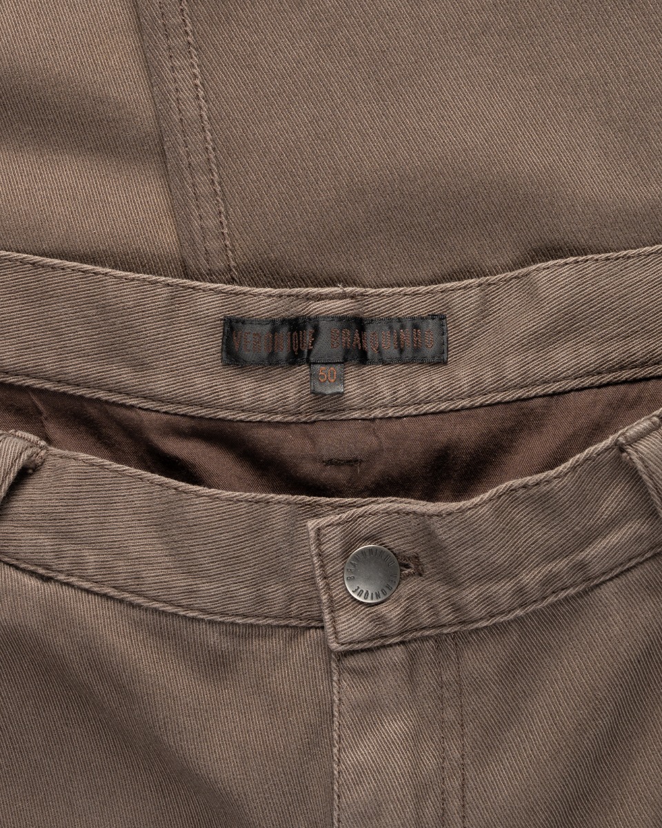 Veronique Branquinho military brown cargo pants thumbnail