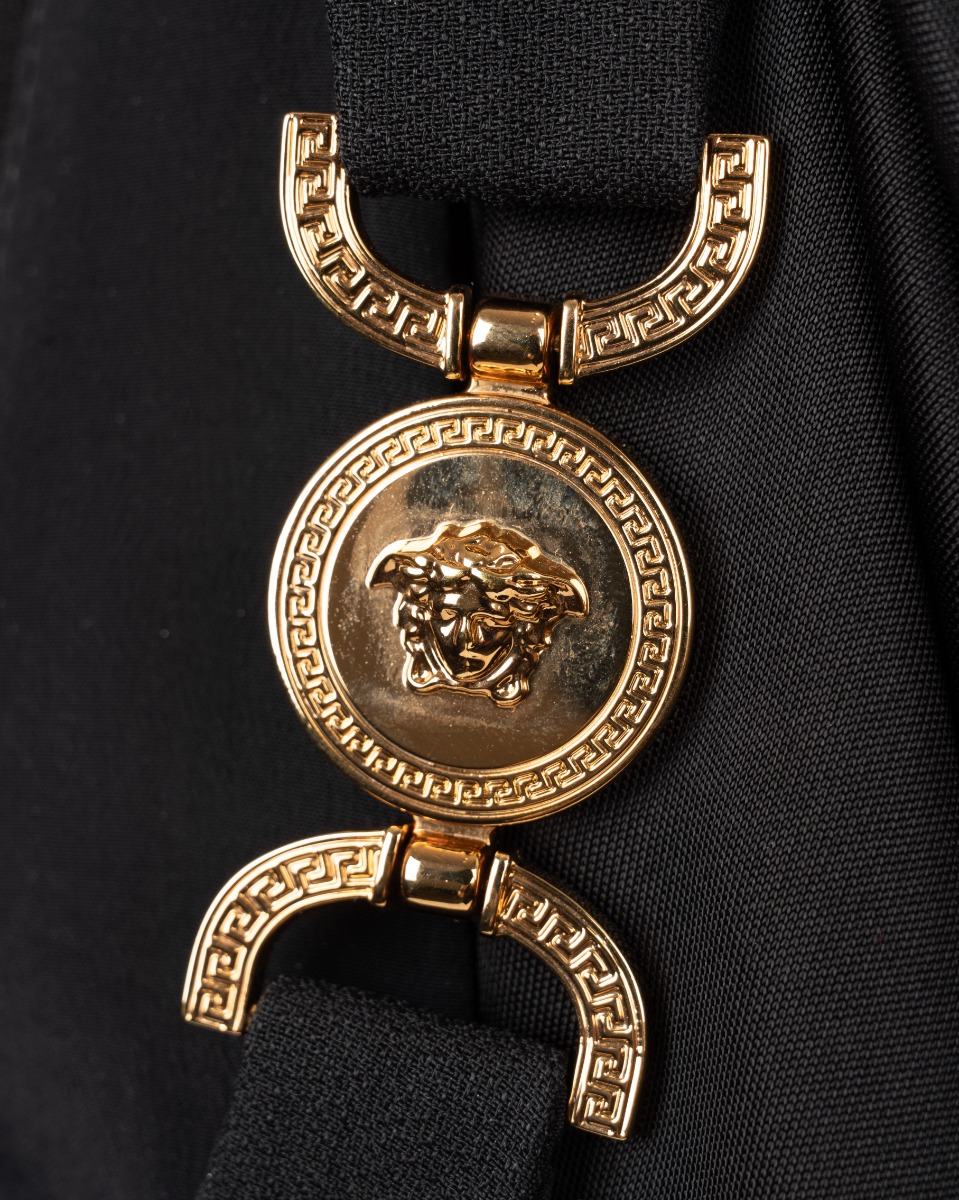 Versace Medusa '95 draped mini dress thumbnail