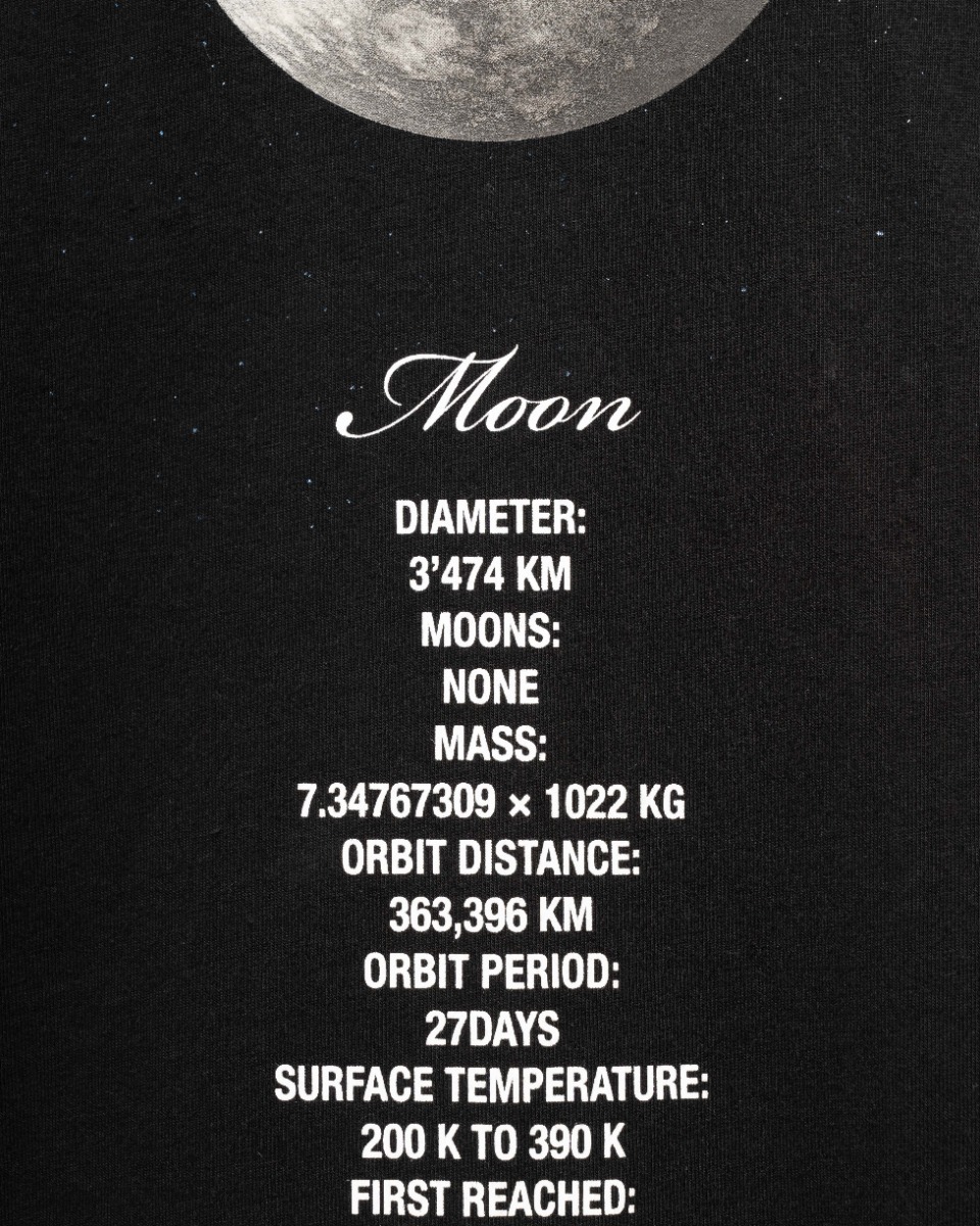 Vetements Moon black oversized t-shirt thumbnail