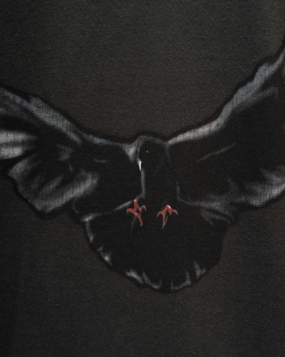 Yeezy x GAP black dove oversize long sleeve t-shirt thumbnail