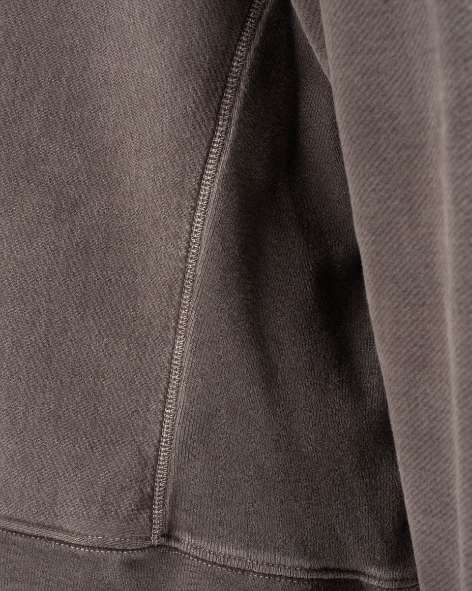 Yeezy Season 3 garment-dyed crewneck grey sweatshirt thumbnail