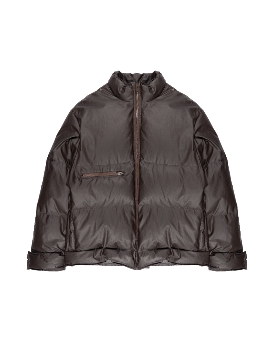 Yeezy Season 3 waxed cotton onyx dark puffer jacket thumbnail