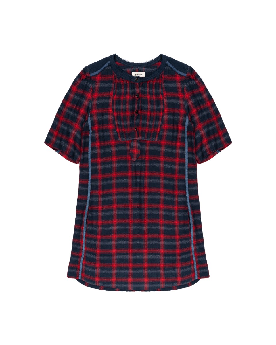 Zadig & Voltaire Rocco Carreaux flannel dress thumbnail